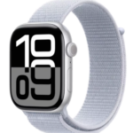 Iphone Apple Watch Series 10 40mm Silver W/Blue Cloud sport Loop MWWN3QI/A